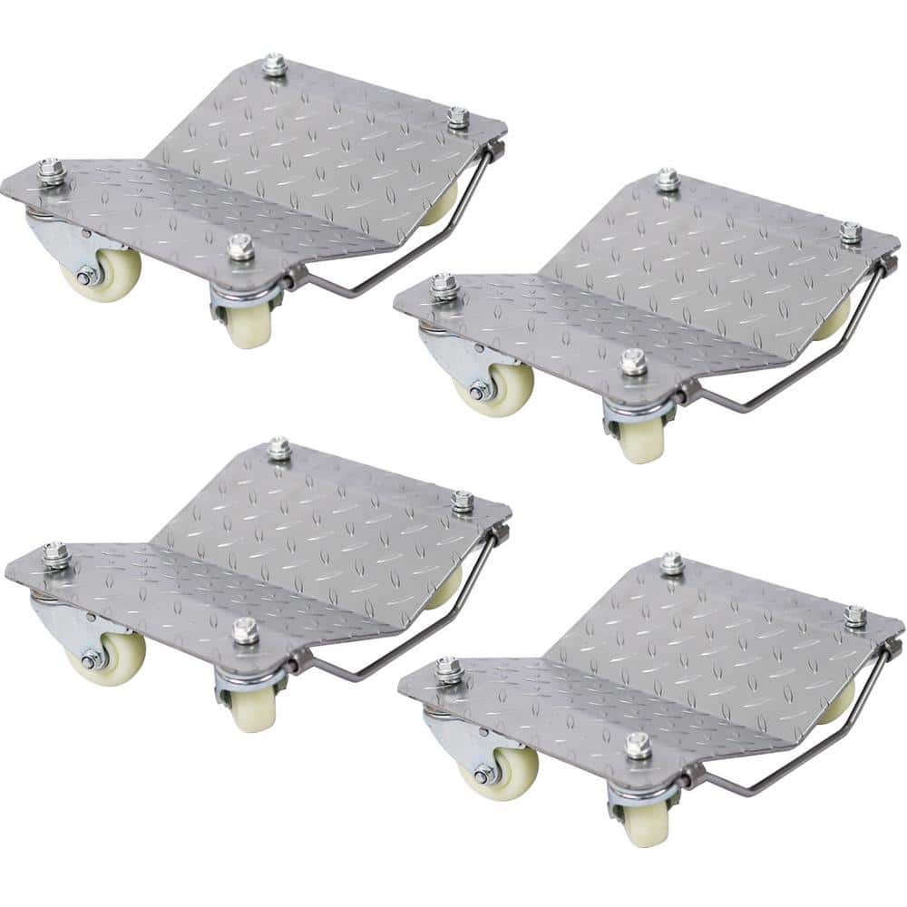 6000 lbs. Capacity Heavy-Duty Powder Coated Steel Construction Vehicle Dollies (4-Pack) price history on PriceWatchPro