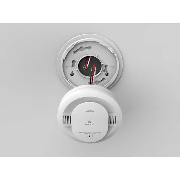 Kidde Hardwired Smoke Detector, 10-Year Battery Backup, Interconnectable, LED Warning Light Indicators, 2 Pack