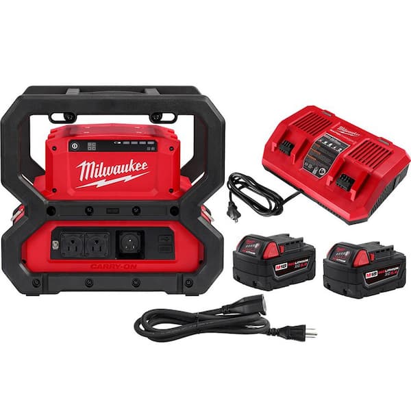 Milwaukee MX FUEL 3600W/1800W LithiumIon Battery Powered Portable Power Station W/ M18 Switch