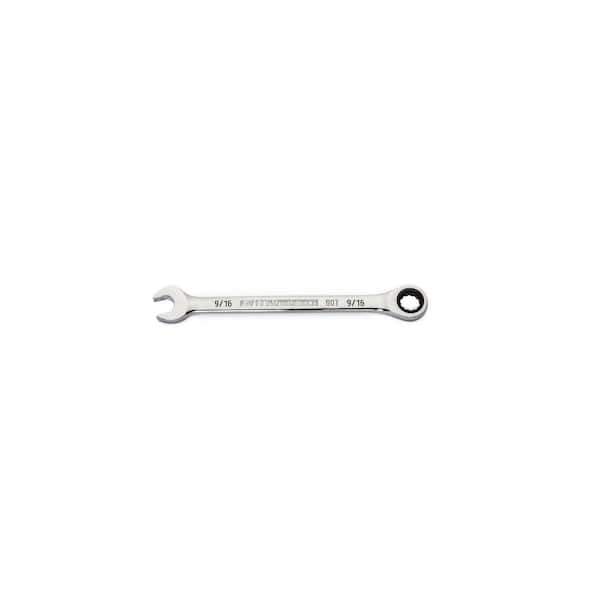 9/16 in. SAE 90-Tooth Combination Ratcheting Wrench
