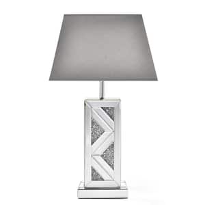 Decor 25 in. Gray Table Lamp