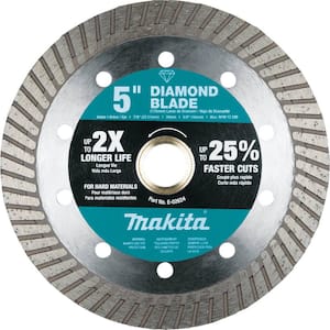 5 in. Diamond Blade, Turbo, Hard Material