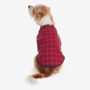 Company Cotton Family Flannel Unisex Extra Small Red/Blue Dog Pajamas