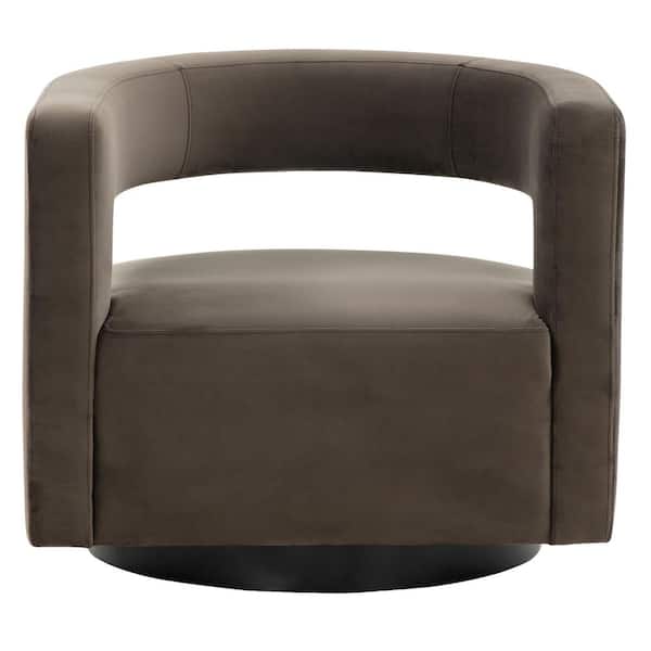 Edgar Dark Brown Accent Chair