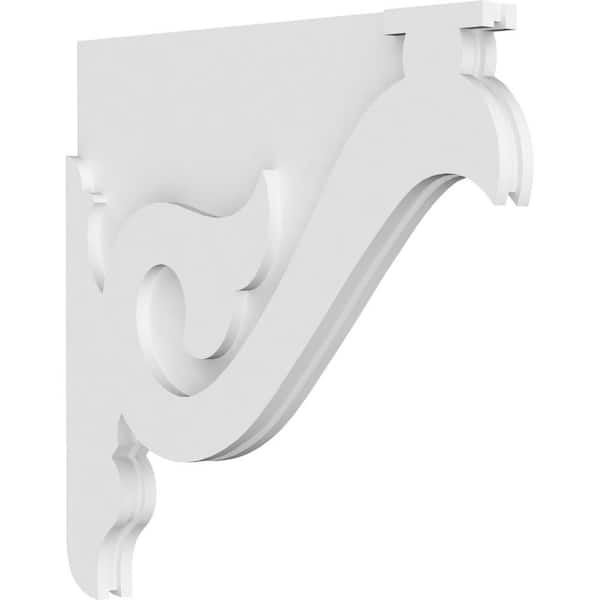 Ekena Millwork 1-7/8 in. x 22 in. x 22 in. PVC Florence Corbel