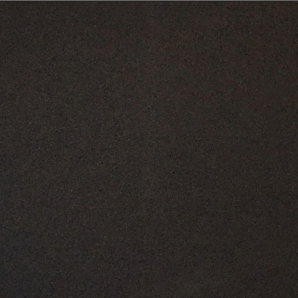 Black 48 in. X 48 in. 12mm. Rubber Horse Stable Stall, Gym, Garage, Workshop Mat 16 sq. ft.