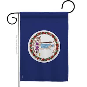 13 in X 18.5 Virginia States Garden Flag Double-Sided Regional Decorative Horizontal Flags