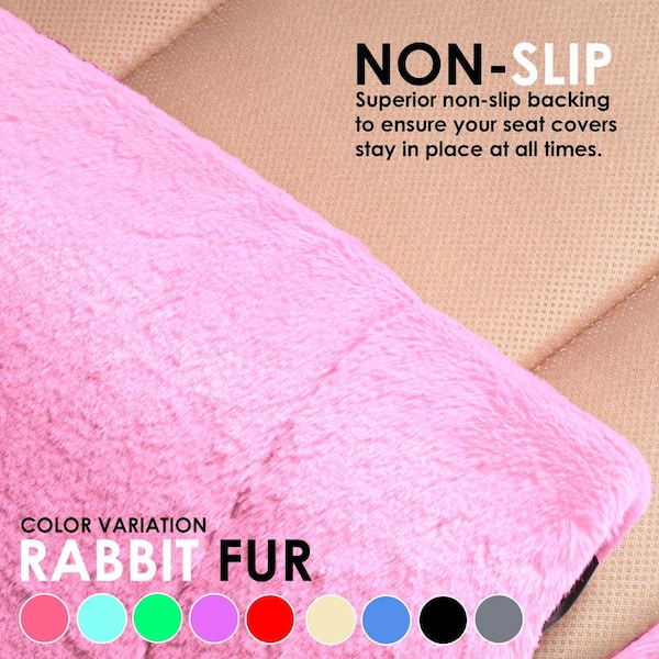 Super-Soft Velour 37 in. x 17.7 in. x 0.5 in. Heated Seat Cushion