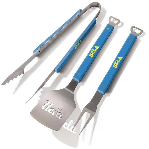 NCAA UCLA Bruins Spirit Series 3-Piece BBQ Set Outdoor Kitchen Accessories