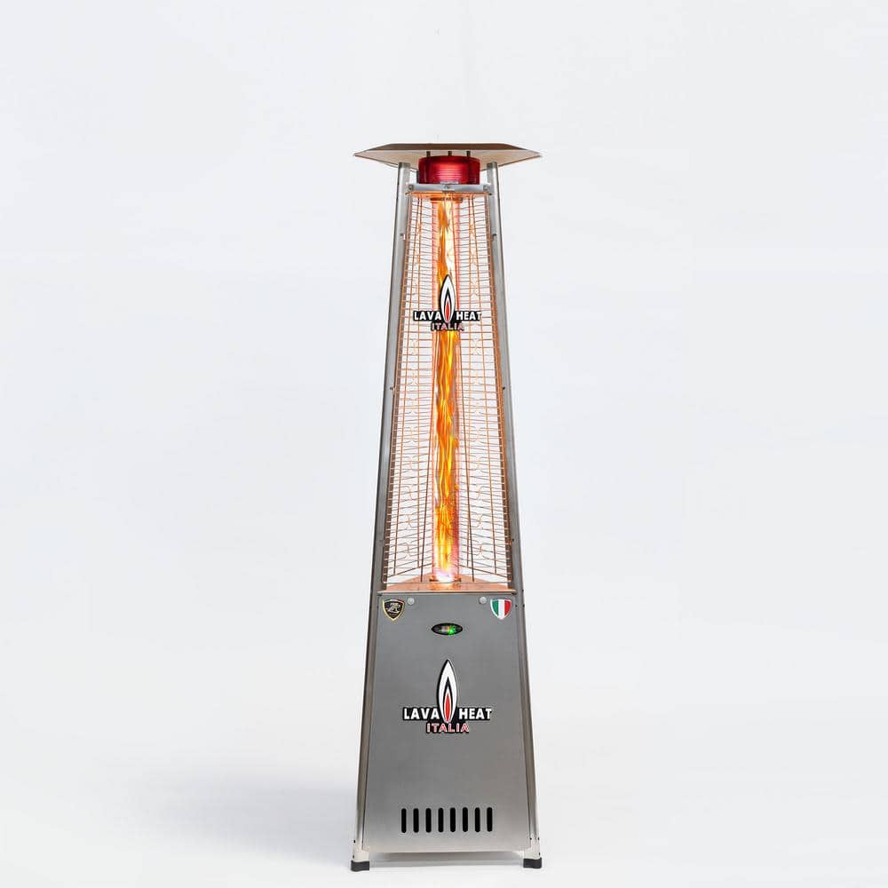 Lava Heat Italia 92.5 in. 66000 BTU Electronic Ignition Stainless Steel Liquid Propane Assembled