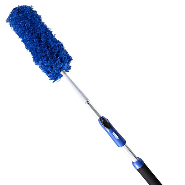 Flat Extendable Dust Duster Telescopic Long Handle Slit Cleaning