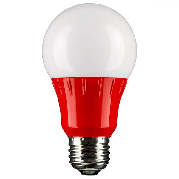 red light bulb home depot