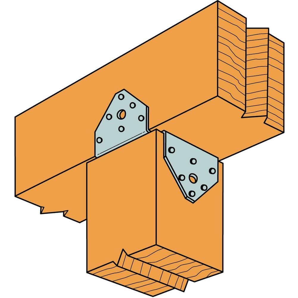 Simpson Strong-Tie - BC 6x ZMAX Galvanized Post Cap/Base