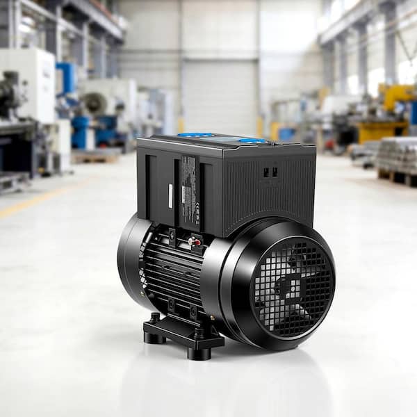 10HP 28A Single Phase to 3-Phase Rotary Converter, 208-240V Input/Output, Heavy-Load Rotary Phase Converter