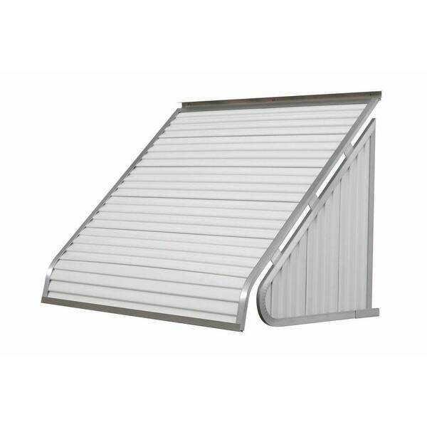 NuImage Awnings 6 ft. 3500 Series Aluminum Window Fixed Awning (24 in. H x 20 in. D) in White