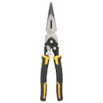 8 in. Compound Action Long Nose Pliers