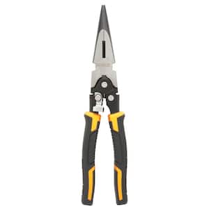 8 in. Compound Action Long Nose Pliers