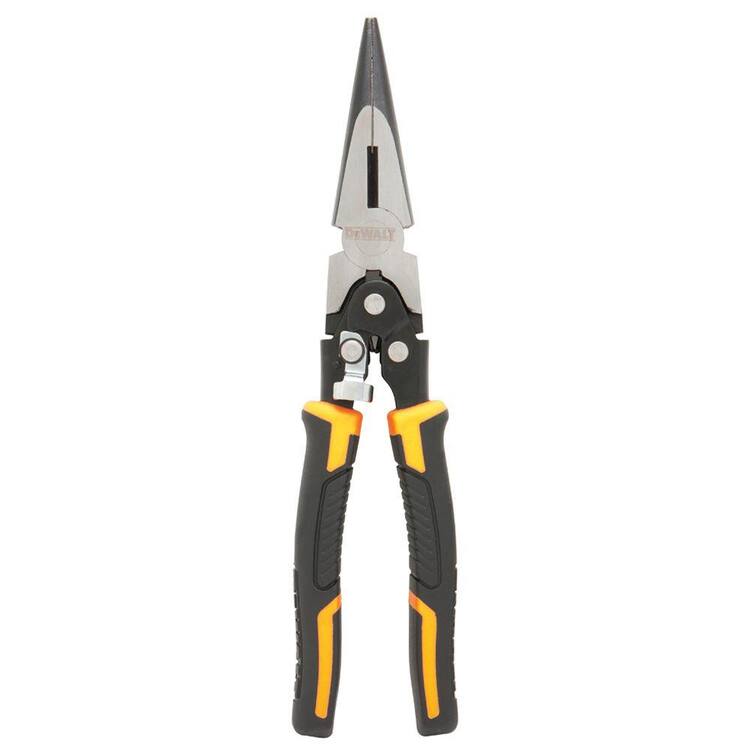 DEWALT 8 in. Compound Action Long Nose Pliers