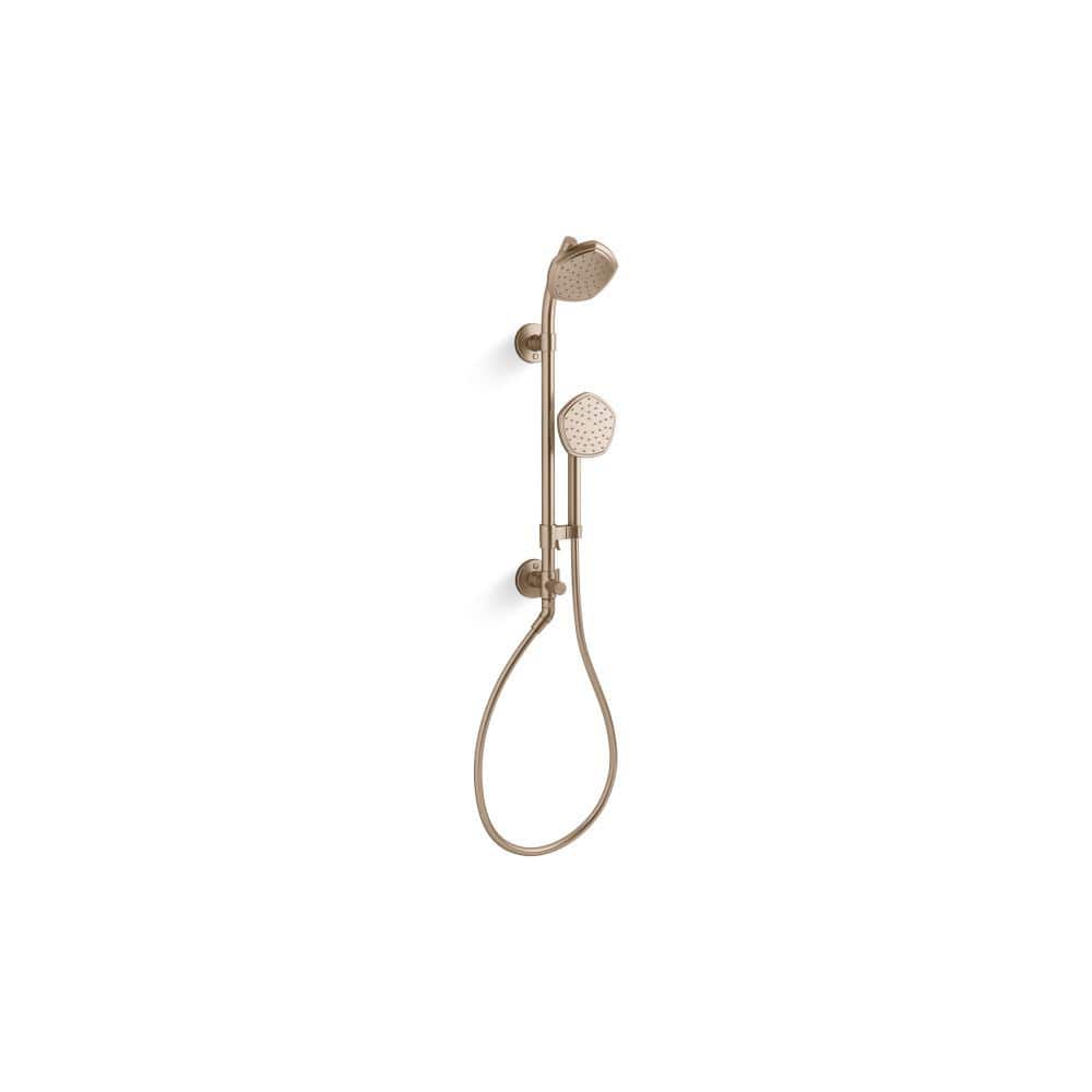 Hydrorail-S Occasion Hydrorail-S Shower Column Kit 1.75 GPM in Vibrant Brushed Bronze