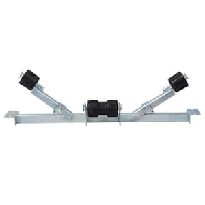 Boat Trailer Bottom Support Bracket with Keel Rollers, Capacity 2204 lbs.
