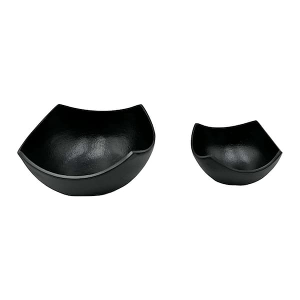 castellousa Modern Black Bowl Aluminum Set
