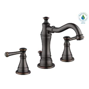 Warnick 8 in. Widespread 2-Handle Bathroom Faucet in Bronze