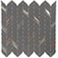 Daltile Starcastle Supernova 13 in. x 12 in. Glass Leaf Mosaic Tile (14 ...