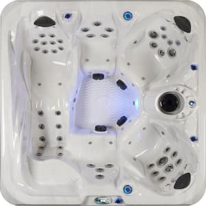 6-Person Covered, Outdoor 120 Jet Standard Hot Tub