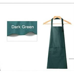 Green Kitchen Chef's Home Apron Adjustable for Cooking, Baking, Gardening, Crafting, BBQ,Working, Harvest