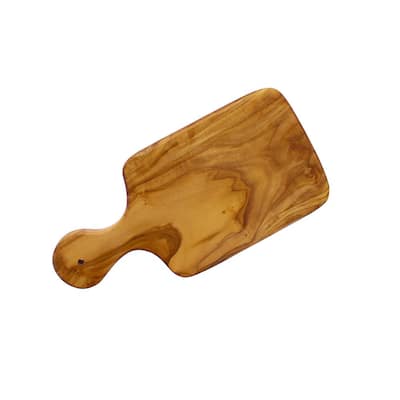 French Home 11 in. x 5 in. Novelty Olive Wood Cutting Board
