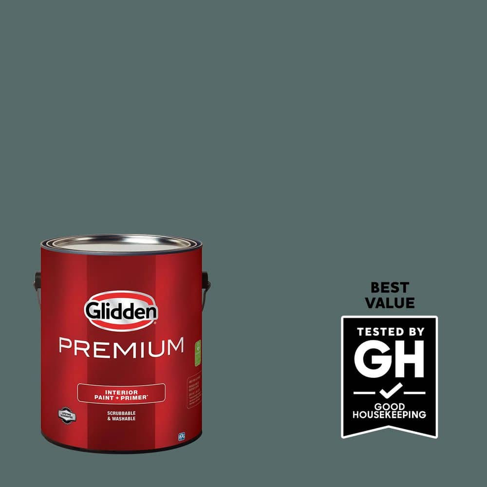 Glidden Premium 1 gal. PPG1145-6 Juniper Berry Satin