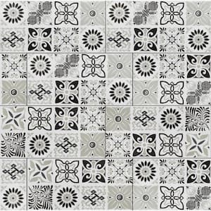 Take Home Tile Sample - 6 in. x 6 in. Bailey Rain Rigid Core Click Lock Luxury Vinyl Tile Flooring