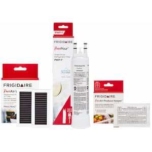 Refrigerator Air and Water Filter Combo Kit for Frigidaire and Frigidaire Gallery 4-Pack
