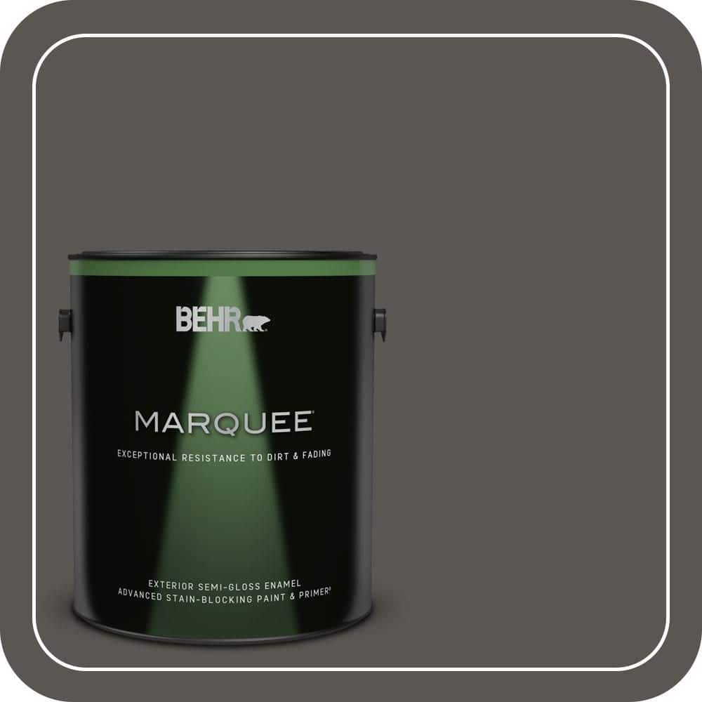 1 gal. #BXC-17 Dominant Gray Semi-Gloss Enamel Exterior Paint & Primer price history on PriceWatchPro