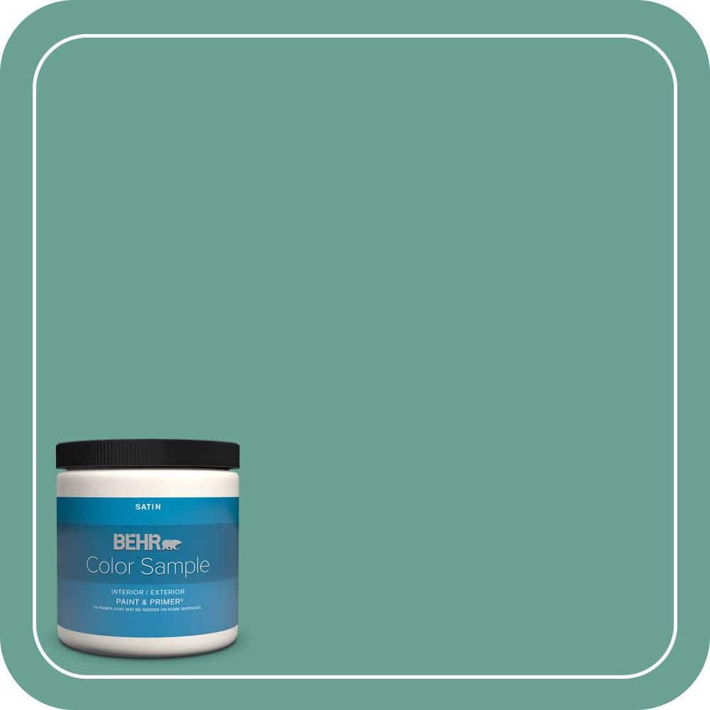 8 oz. #T17-15 Jade Dragon Satin Enamel Interior/Exterior Paint & Primer Color Sample price history on PriceWatchPro