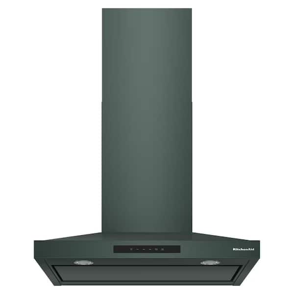 30 in. 585 CFM Convertible Wall Mount Canopy Range Hood in Juniper with Four-Speed Fan and Auto Sense Setting
