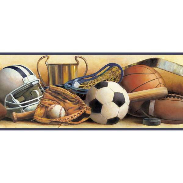 Chesapeake Hansel Sand Classic Sports Portrait Brown Wallpaper Border Sample