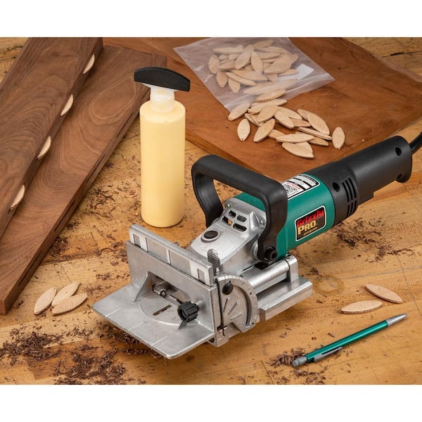 Grizzly Industrial 5 .9 Amp Corded Biscuit Joiner T31999 The Home Depot