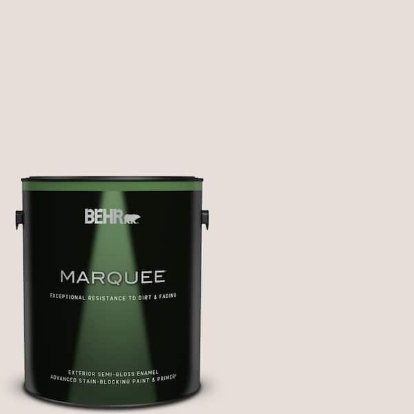 BEHR MARQUEE 1 gal. #PPU17-06 Crushed Peony Semi-Gloss Enamel Exterior Paint & Primer
