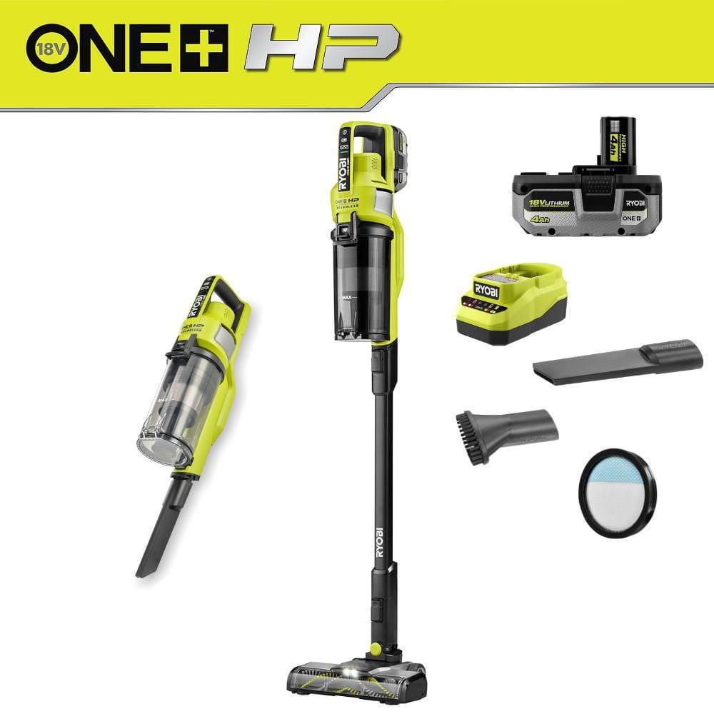 ONE+ HP 18V Cordless Pet Stick Vacuum Cleaner Kit with 4.0 Ah HIGH PERFORMANCE Battery, Charger, and Replacement Filter price history on PriceWatchPro