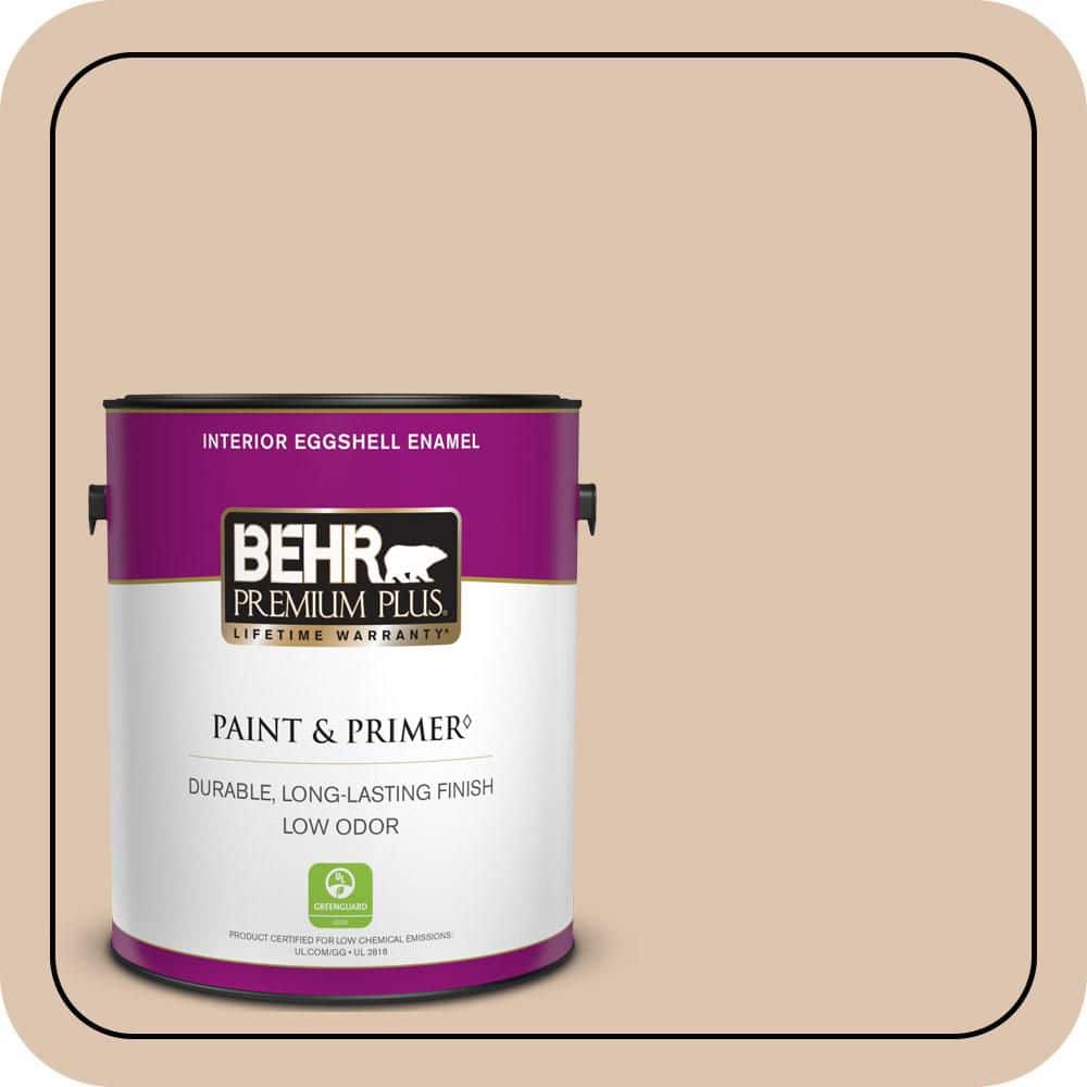 1 gal. #N250-2A Bali Sand Eggshell Enamel Low Odor Interior Paint & Primer price history on PriceWatchPro