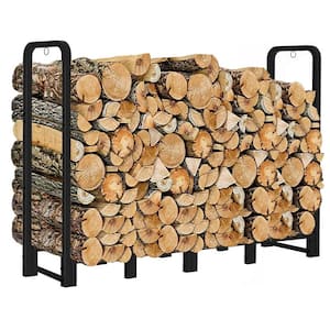 6 ft. x 3.8 ft. Firewood Rack Stand Heavy Duty Logs Holder for Fireplace