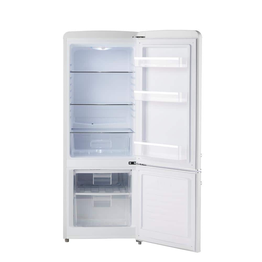 Frost White 7 Cu. Ft. Retro Bottom Freezer Refrigerator