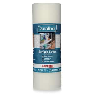 Duraliner Clear Diamond 12 in. x 25 ft. Non-Adhesive Shelf/Drawer Liner (Set of 6)