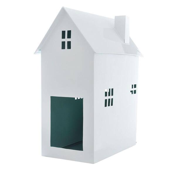 Renwil Huset Bla Decorative Statue in White and Blue