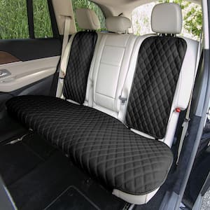 Faux Leather 47 in. x 23 in. x 1 in. Seat Protectors - Rear Set