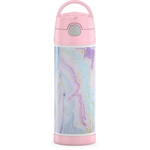16 oz. Pink Stainless Steel Insulated Water Bottle 1 Piece, Vacuum Thermos