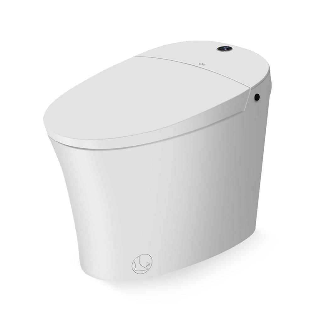Smart Toilet Built in Tank, with Clean Foam Shield Splash Proof, Dual-Flush Elongated Toilet Bidet, Auto Open/Close Lid price history on PriceWatchPro