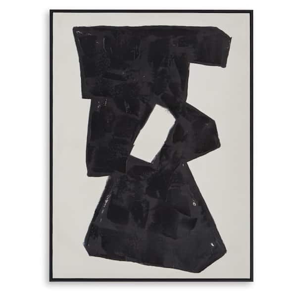 Signature DESIGN BY ASHLEY Garviery Framed Abstract Wall Art 40 in. x 30 in.