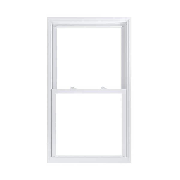American Craftsman 30.75 in. x 53.25 in. 70 Pro Series Low-E Argon Glass Double Hung White Vinyl Replacement Window, Screen Incl